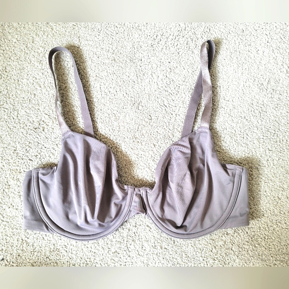 Auden Lavender Demi-coverage Unlined Wire Bra